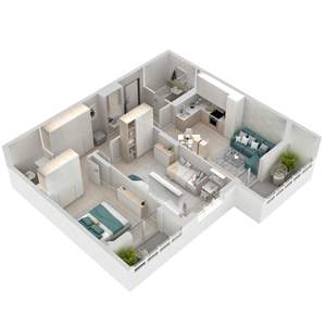 2-к квартира, вторичка, 74м2, 11/24 этаж