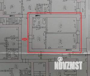 1-к квартира, вторичка, 46м2, 8/9 этаж