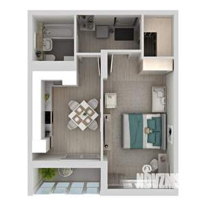 1-к квартира, вторичка, 40м2, 8/24 этаж