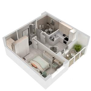 1-к квартира, вторичка, 36м2, 5/15 этаж