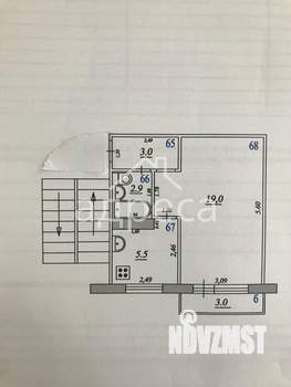 1-к квартира, вторичка, 30м2, 4/5 этаж