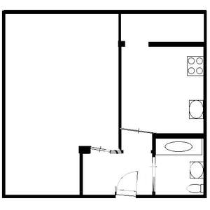 1-к квартира, вторичка, 38м2, 9/9 этаж