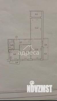 3-к квартира, вторичка, 68м2, 6/12 этаж