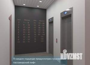 Студия квартира, строящийся дом, 35м2, 9/21 этаж