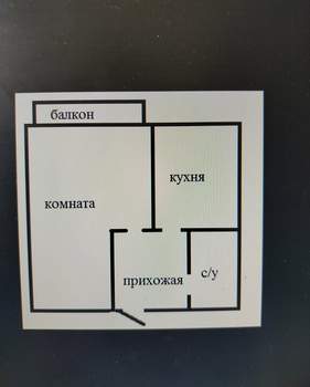 1-к квартира, вторичка, 22м2, 5/5 этаж