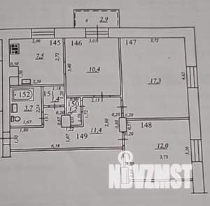 3-к квартира, вторичка, 65м2, 3/5 этаж