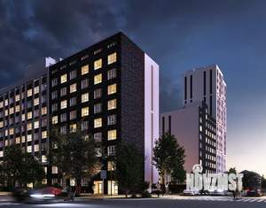 1-к квартира, строящийся дом, 54м2, 5/19 этаж