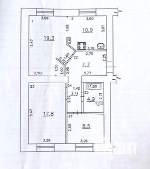 3-к квартира, вторичка, 73м2, 1/5 этаж