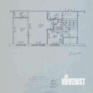 2-к квартира, вторичка, 45м2, 1/5 этаж