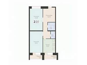 2-к квартира, вторичка, 83м2, 5/12 этаж