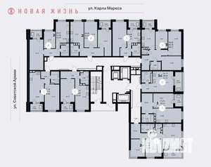 1-к квартира, вторичка, 44м2, 21/24 этаж