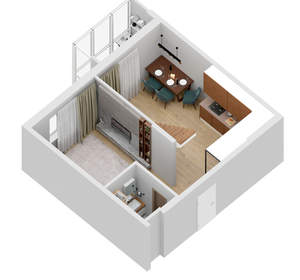 1-к квартира, вторичка, 105м2, 26/26 этаж