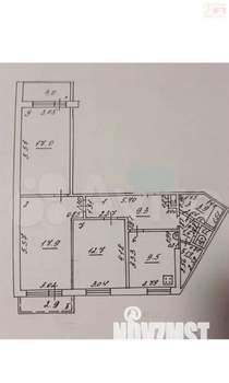 3-к квартира, вторичка, 76м2, 3/9 этаж