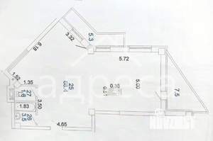 Студия квартира, вторичка, 87м2, 17/19 этаж