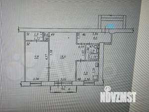 2-к квартира, вторичка, 43м2, 3/5 этаж