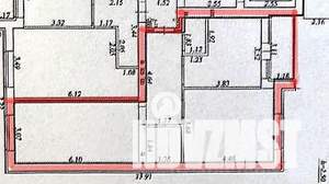 2-к квартира, вторичка, 60м2, 1/10 этаж