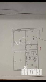 3-к квартира, вторичка, 75м2, 1/4 этаж