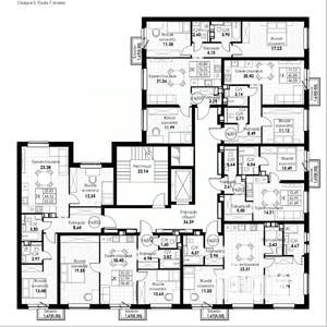 1-к квартира, вторичка, 41м2, 7/8 этаж