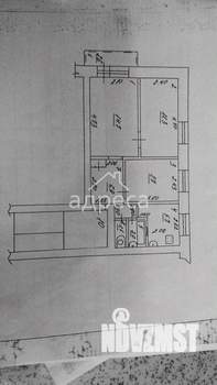 3-к квартира, вторичка, 53м2, 3/5 этаж