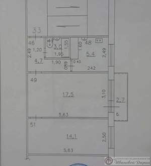 2-к квартира, вторичка, 45м2, 2/5 этаж