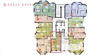 1-к квартира, строящийся дом, 39м2, 6/23 этаж