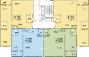 2-к квартира, строящийся дом, 180м2, 26/26 этаж
