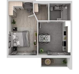 1-к квартира, вторичка, 39м2, 2/18 этаж