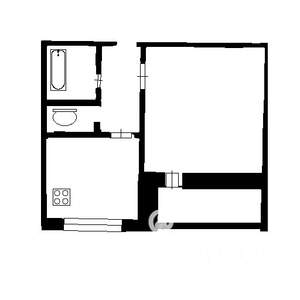 1-к квартира, вторичка, 30м2, 3/9 этаж