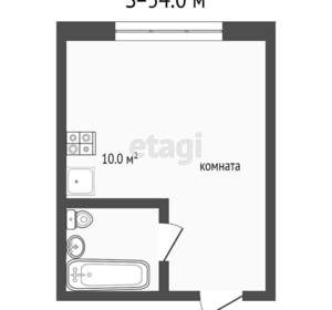 1-к квартира, вторичка, 36м2, 11/26 этаж