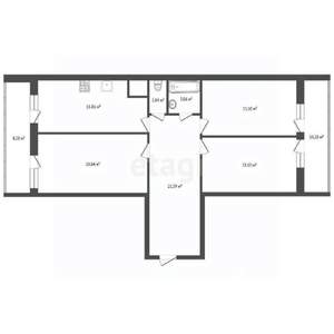 3-к квартира, вторичка, 100м2, 9/24 этаж