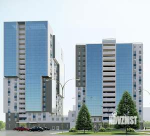 1-к квартира, строящийся дом, 43м2, 14/20 этаж