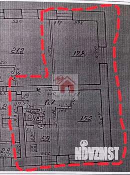 2-к квартира, вторичка, 48м2, 1/2 этаж