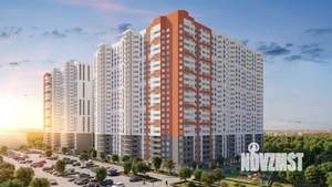 3-к квартира, строящийся дом, 75м2, 16/26 этаж