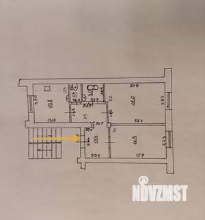 2-к квартира, вторичка, 56м2, 4/5 этаж