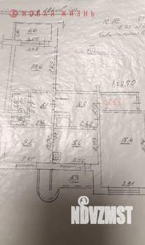 3-к квартира, вторичка, 71м2, 8/10 этаж