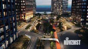 1-к квартира, строящийся дом, 40м2, 24/29 этаж