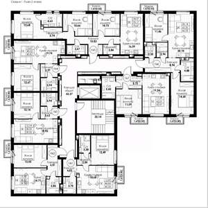 3-к квартира, вторичка, 77м2, 2/8 этаж