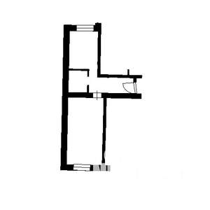 1-к квартира, вторичка, 38м2, 3/3 этаж
