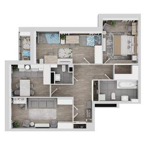 3-к квартира, вторичка, 93м2, 2/22 этаж