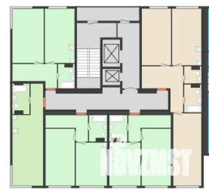 2-к квартира, строящийся дом, 74м2, 6/24 этаж