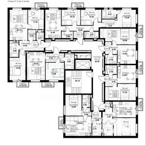 1-к квартира, вторичка, 42м2, 6/8 этаж