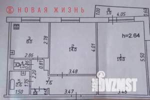 2-к квартира, вторичка, 52м2, 5/9 этаж