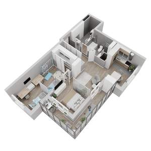 2-к квартира, вторичка, 75м2, 17/22 этаж