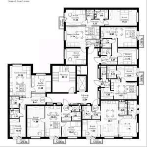 2-к квартира, вторичка, 65м2, 3/8 этаж