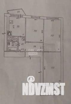 3-к квартира, вторичка, 66м2, 4/12 этаж