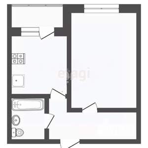 1-к квартира, вторичка, 42м2, 5/26 этаж