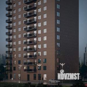 1-к квартира, строящийся дом, 47м2, 6/17 этаж