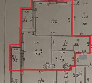 1-к квартира, вторичка, 50м2, 5/24 этаж