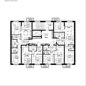 2-к квартира, вторичка, 62м2, 4/8 этаж