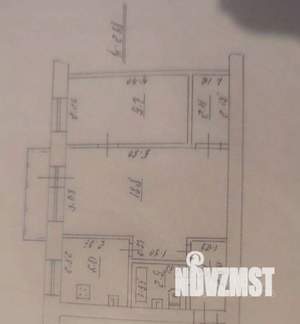 2-к квартира, вторичка, 44м2, 2/5 этаж